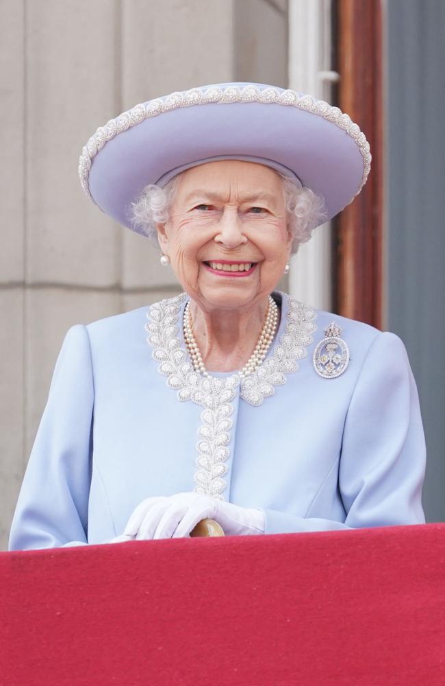 Britain's Queen Elizabeth II stands on the Balcony of Buckingham Palace. Picture: Jonathan Brady / AFP