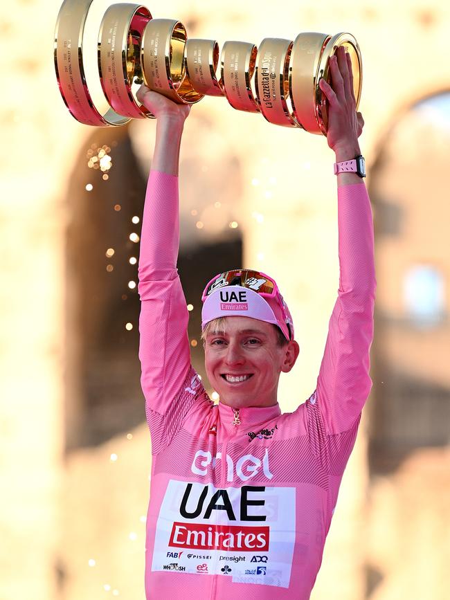 Slovenian rider Tadej Pogacar of UAE Team Emirates will be Vingegaard and Broe’s rival.