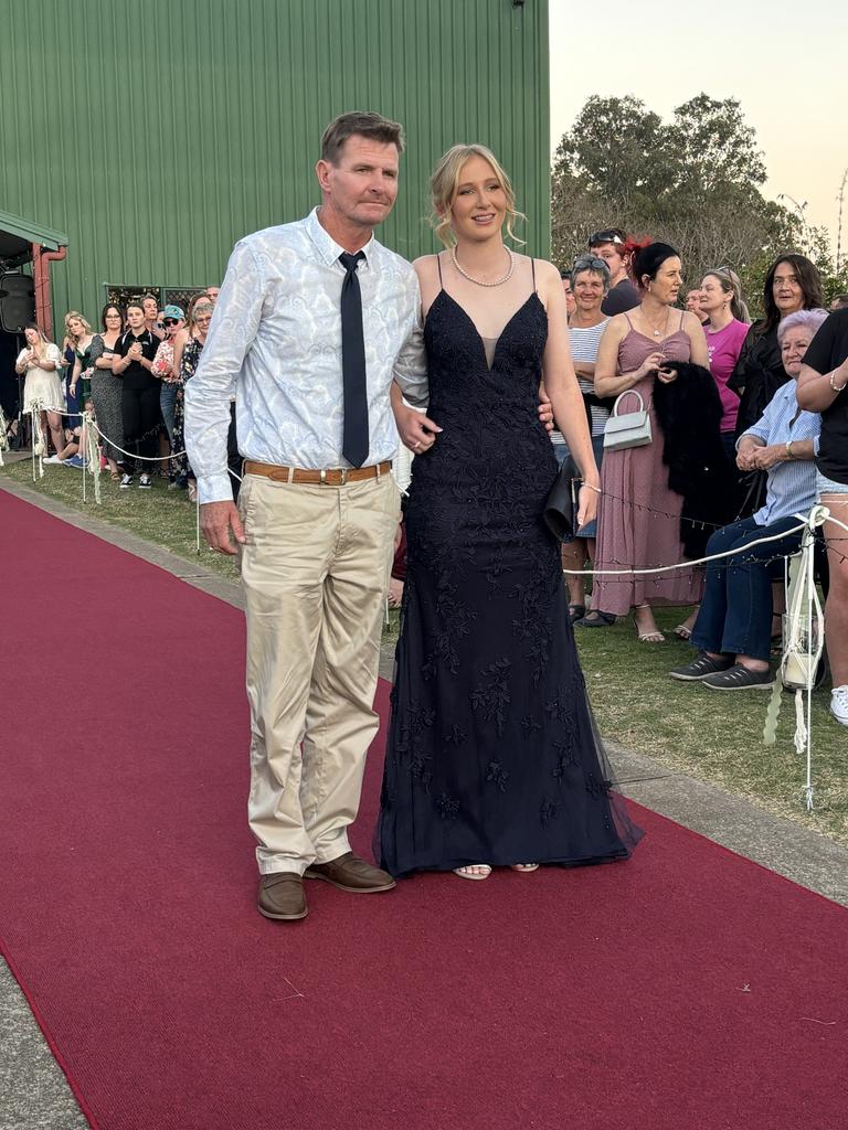 The students of Nanango State High School celebrating their formal.