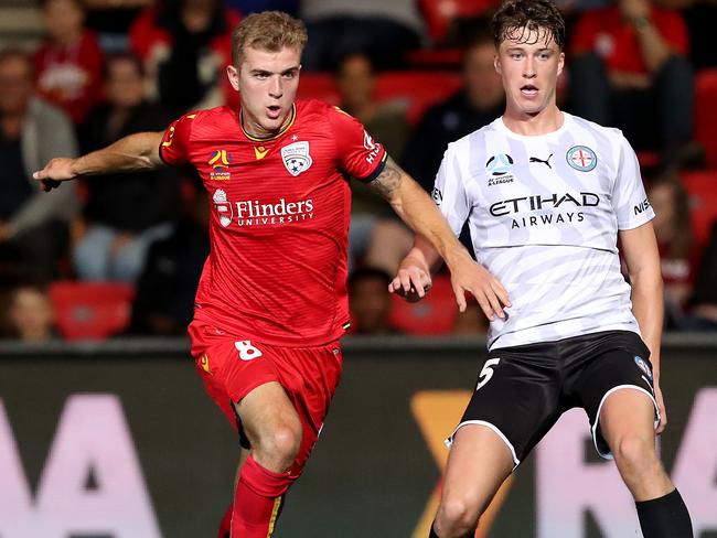 Banned Olyroo Riley McGree has been in fine form for Adelaide United this season.