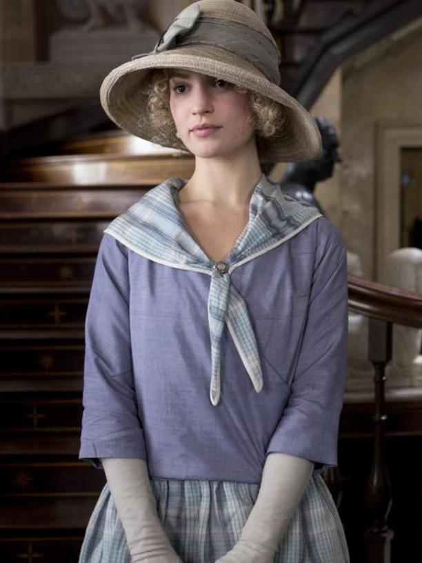 James in her Downton Abbey days as Lady Rose McClare. Picture: Supplied