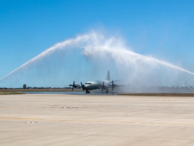 50 Years of P-3 Orion Royal Australian Air Force Service, is celebrated at the RAAF Base, Edinburgh SA, Friday, November 30, 2018. (AAP Image/James Elsby) NO ARCHIVING