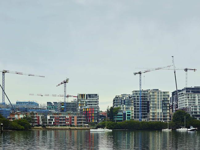 Crane and able: Northwest Sydney is already undergoing rapid development.