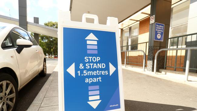 The COVID-19 Clinic at the Alfred Hospital. Picture: Robert Cianflone/Getty