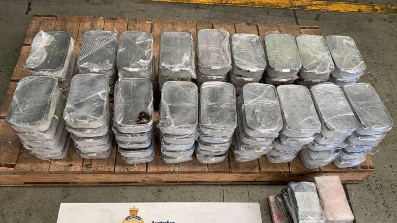 ABF have uncovered a shipment from Guatemala headed to South Australia containing 100kg of illicit substances. Pictures: ABF