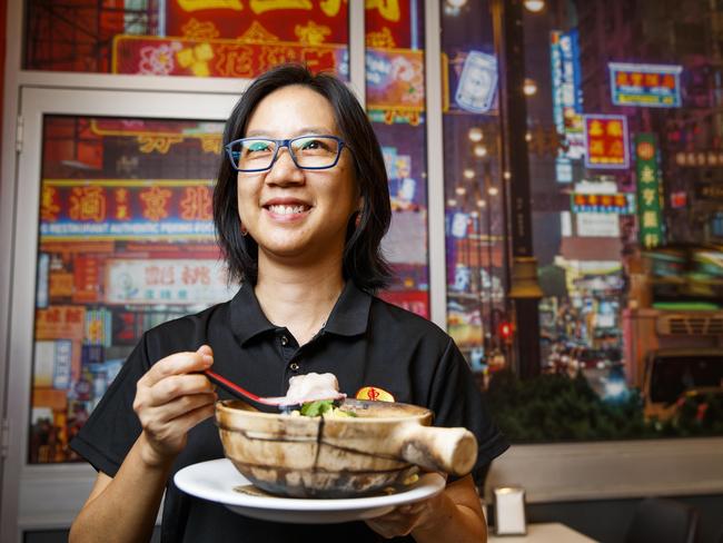 Manager Sandy Li at Sunnybank Oriental Restaurant. Photo Lachie Millard