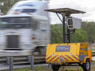 SPEEDING: Over a five week period, a speed camera detected 584 incidents of speeding on the Warrego Highway near College View - a 100km/h zone. The highest speed detected was 160km/h. Picture: Dominic Elsome