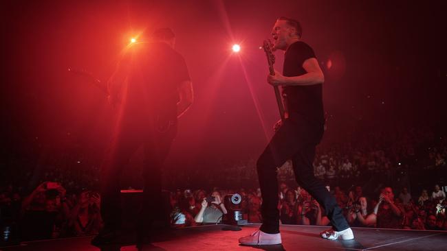 Bryan Adams plays in Brisbane. Pic: Richard Nicholson