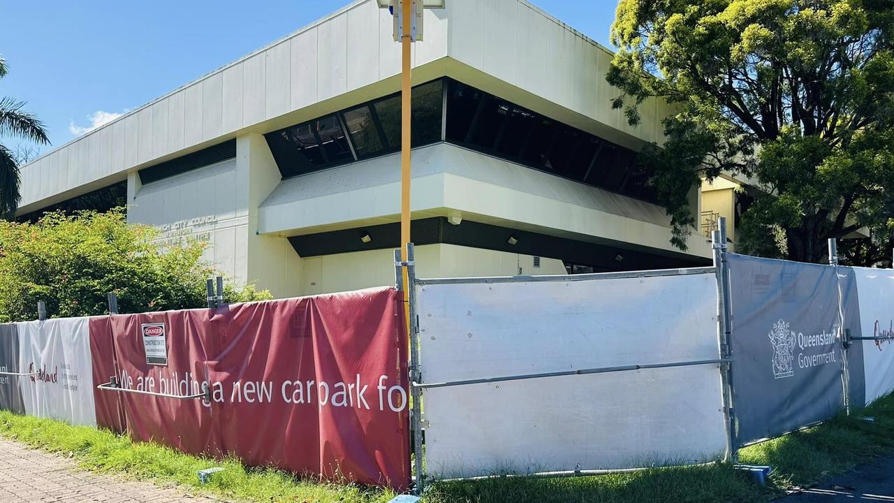 Demolition starts at WG Hayden Humanities Centre for Ipswich Hospital ...