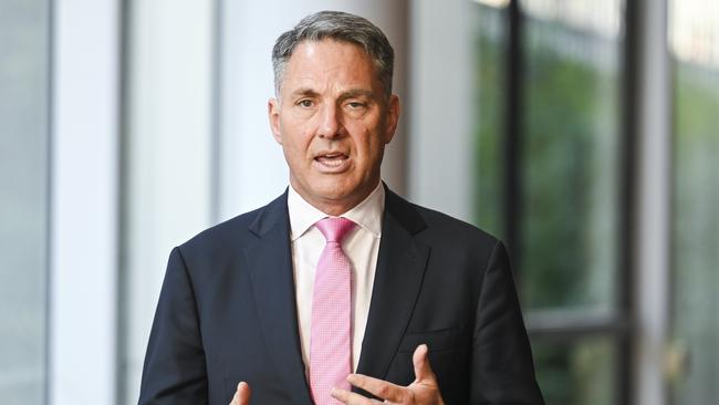 Deputy Prime Minister Richard Marles confirmed the crash on Saturday, with search and rescue operations launched across the area. Picture: NCA NewsWire / Martin Ollman