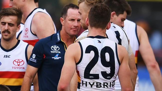 Don Pyke at three quarter time. Pic: AAP