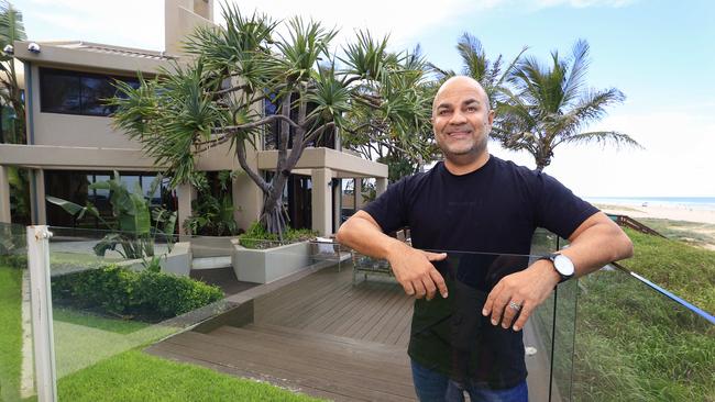 Amir Mian of Amir Prestige at the Hedges Ave property. Photo: Adam Head