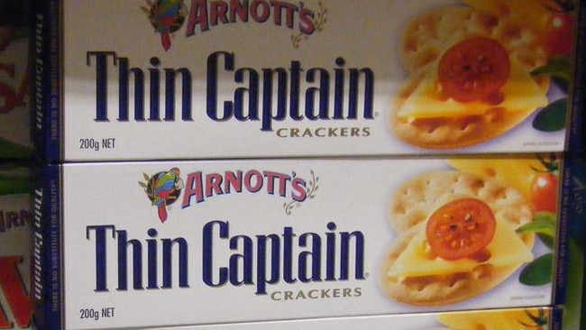 The Arnott’s version of Thin Captain crackers. Picture: Flickr/Barbara Chambers