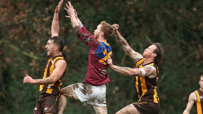 Jake Potter in action for South Morang earlier this season. Picture: Hamish Blair