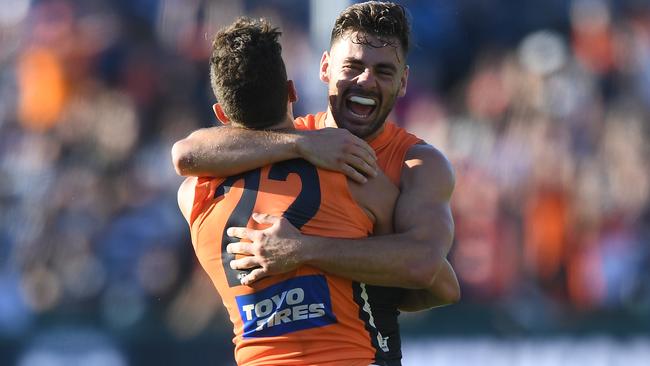 Stephen Coniglio has enjoyed great success with Kelly at GWS, but will that be enough to keep him at the Giants. Picture: AAP