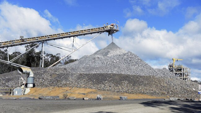 A stockpile at Kirkland Lake’s gold mine in Bendigo, Victoria. Picture: Carla Gottgens/Bloomberg via Getty Images