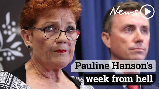 Pauline Hanson's week from hell