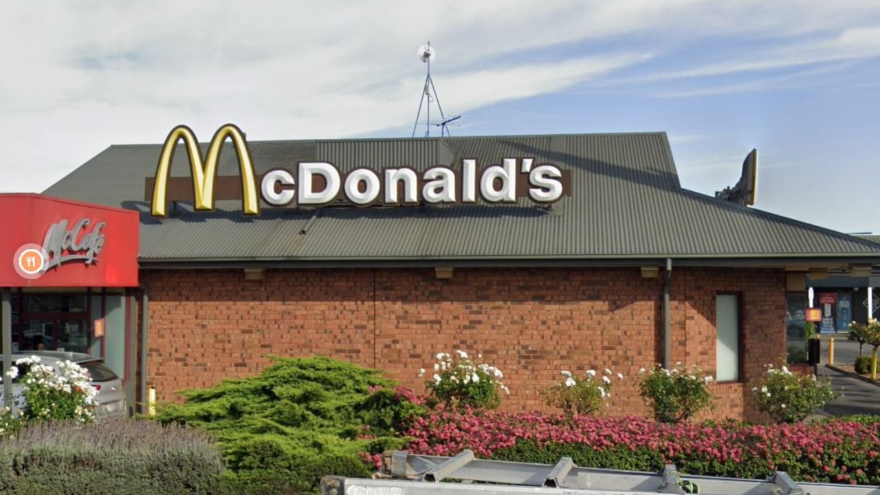 Two people were allegedly hit by a car at Gilles Plains McDonalds on Sunday night. Picture: Google Maps