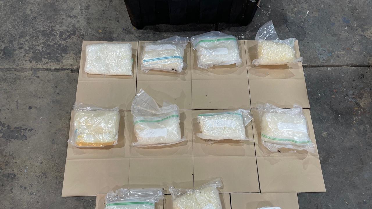 Two men were arrested and cash and luxury vehicles seized after police discovered a clandestine laboratory, meth and fantasy in Beverley. Picture: SA Police