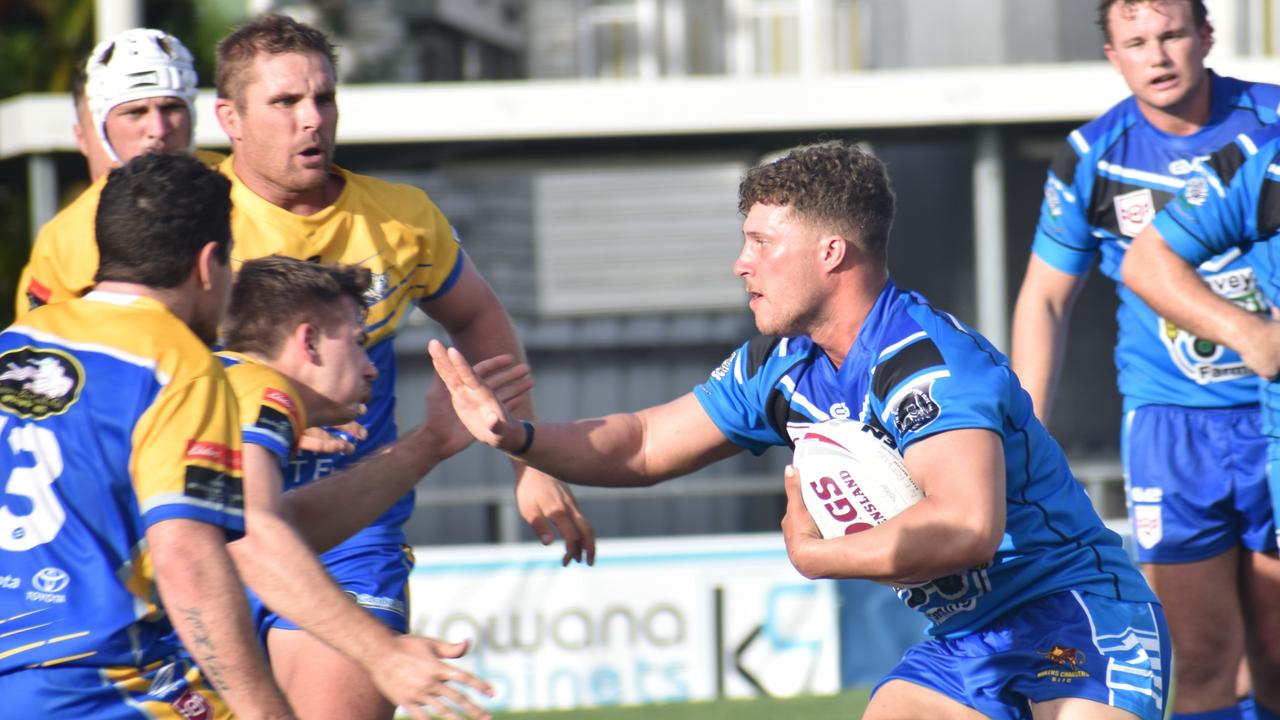 Rockhampton Rugby League A-grade men, Round 2, Yeppoon Seagulls versus Norths Chargers, Browne Park, April 10, 2022.