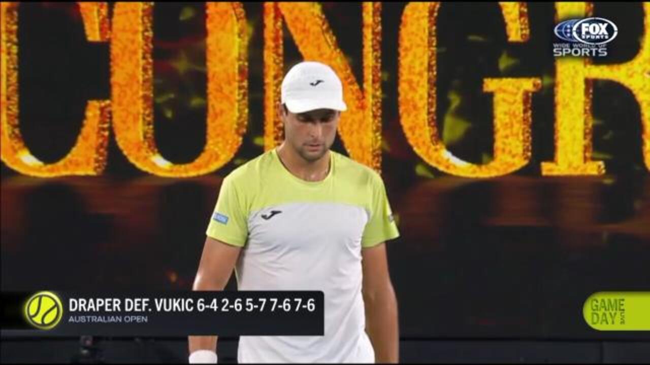 Vukic suffers heartbreaking 5-set defeat