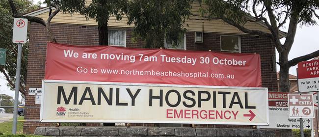 Manly Hospital is now closed. Picture: Julie Cross.