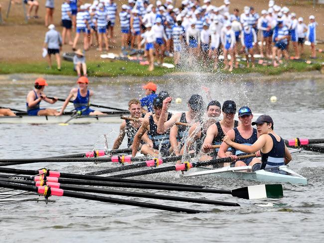 Wyaralong Dam, the current venue flagged as a host site, hosts the popular GPS Head of the River rowing championship. Picture, John Gass