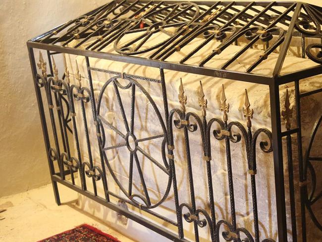 Valuable relics ... a tomb at the Saint Eliane Monastery. Picture: Islamic State militant website via AP