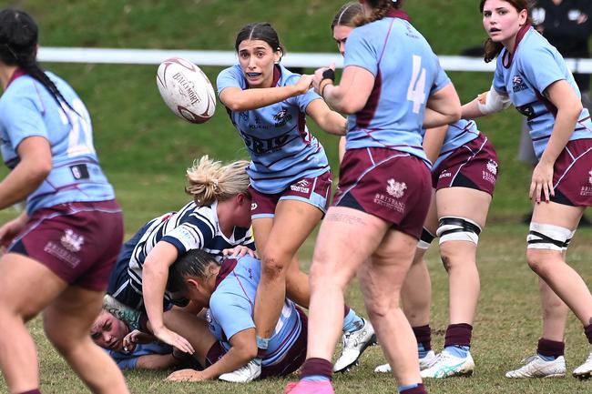 Premier women club rugby between Brothers and Norths Saturday May 25, 2024. Picture, John Gass