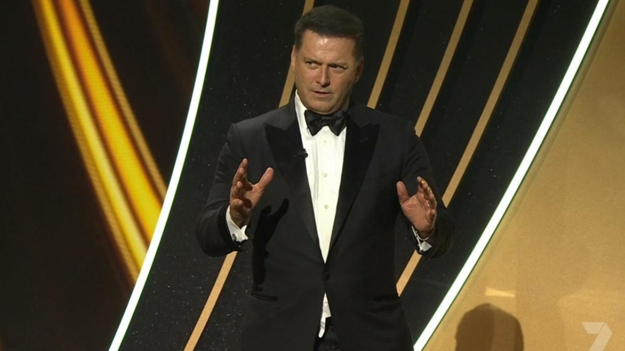 One of Karl Stefanovic’s jokes did not go over well. Picture: Channel 7