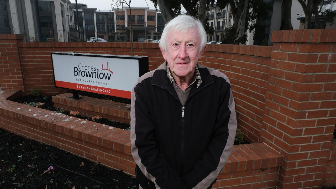 Rodney Reed reported to the Aged care commission about his wife’s treatment at the Charles Brownlow nursing home in Highton. Picture: Mark Wilson