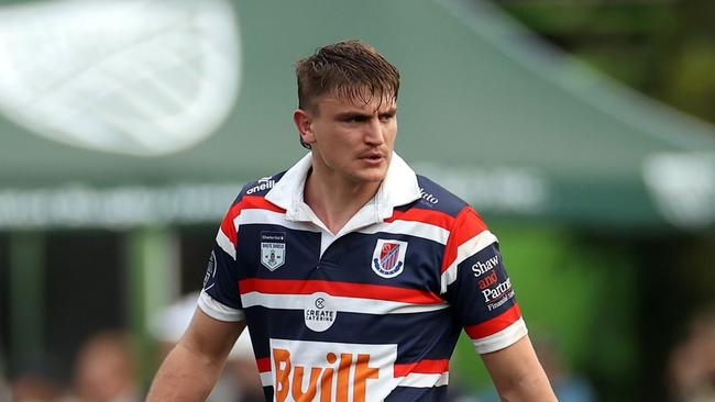 Josh Bosker playing for Easts first grade against Randwick in the Colin Shute Shield rugby union competition at Woollahra Oval, Saturday 29 June 2024. Picture: Josh Davis/SPA Images