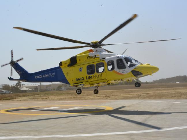 Man flown to hospital with serious injury after Wondai truck rollover