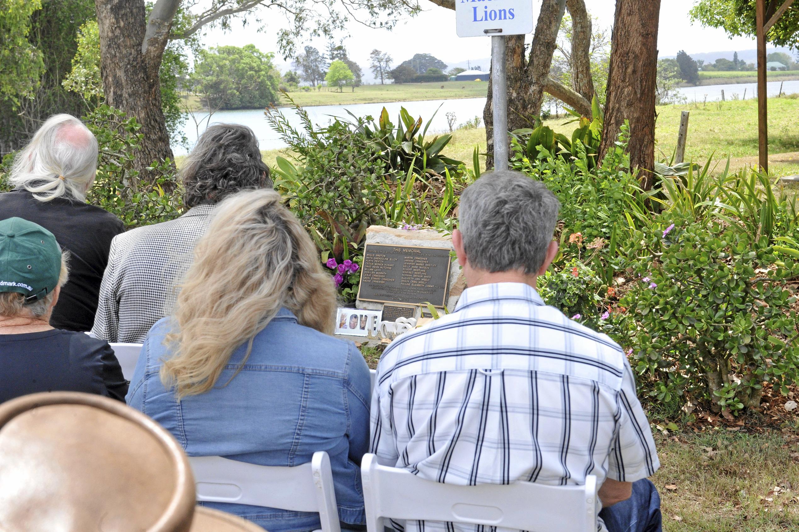 Former emergency services, survivors and community members turned out for the 30th anniversary of the Cowper bus crash