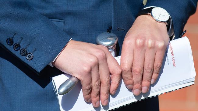 The gavel and paper are being replaced by screens. Picture: Sarah Matray