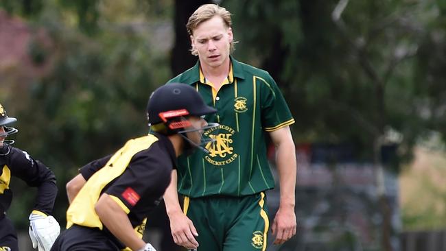 Northcote paceman Michael Edwards. Picture: Steve Tanner