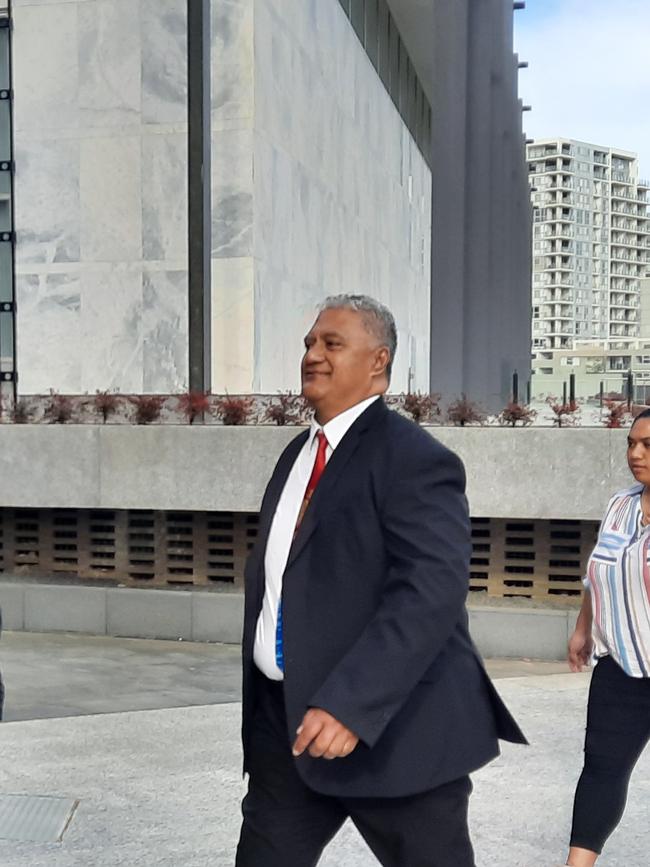 Baptist minister Alofa Talouli Masina, 54, arrives at the ACT Supreme Court. Picture: Craig Dunlop