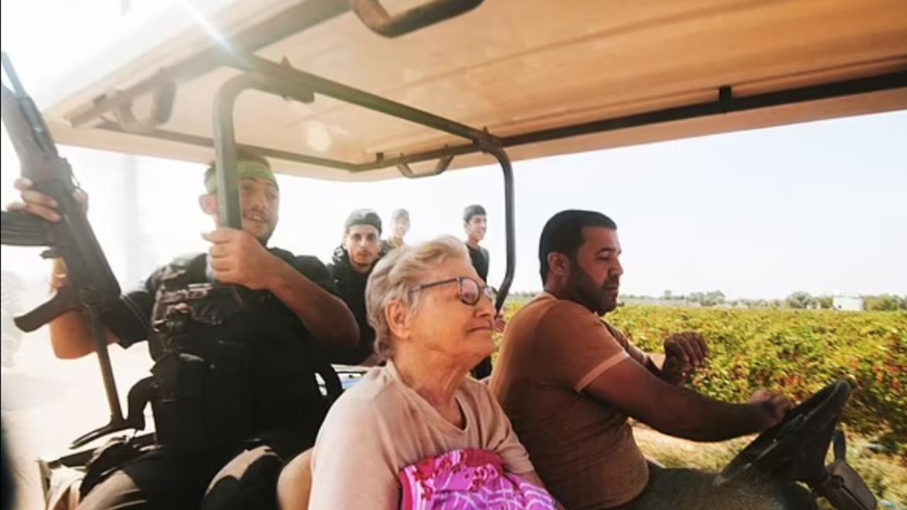 Yaffa Adar, 85, was bundled into a golf buggy at gunpoint by a group of terrorists