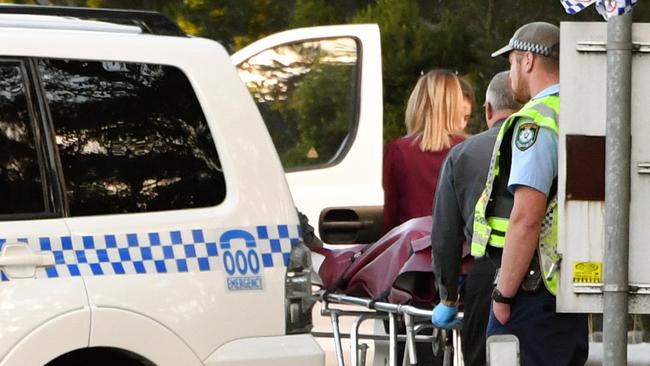 NSW Police removed a body from a crime scene on the M1 Highway on July 25. Pic: AAP Image/Joel Carrett