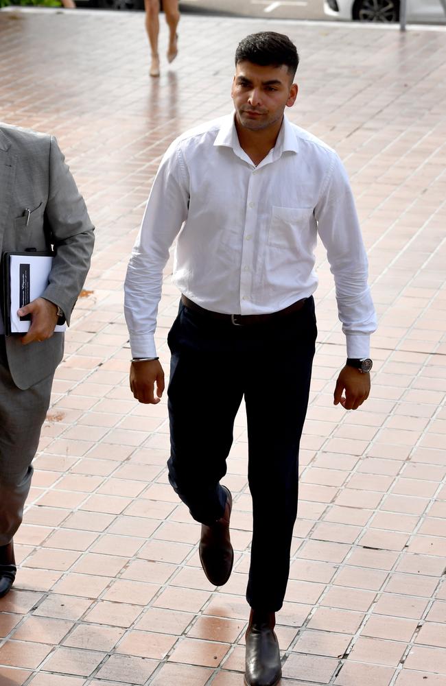 Nikhil Chaudhary at Townsville Court. Picture: Evan Morgan