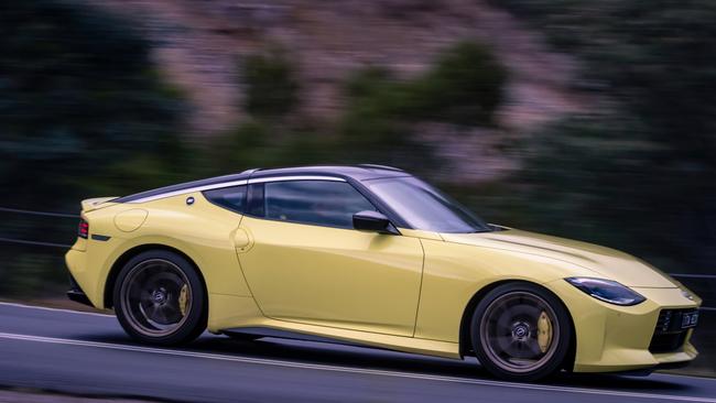 The Nissan Z looks the part but fails to deliver. Picture: Thomas Wielecki.