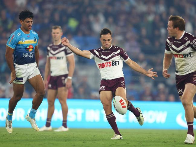 Luke Brooks had his lowest SuperCoach score of the year. Photo: Chris Hyde/Getty Images