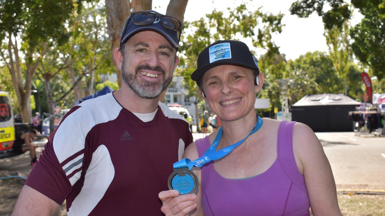 Romana and Martin at the Noosa Marathon 2024.