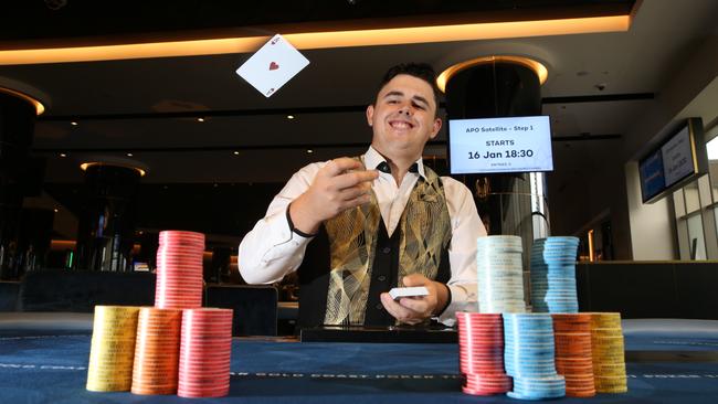 Star Casino employee Lewis Hopkins. Picture Glenn Hampson