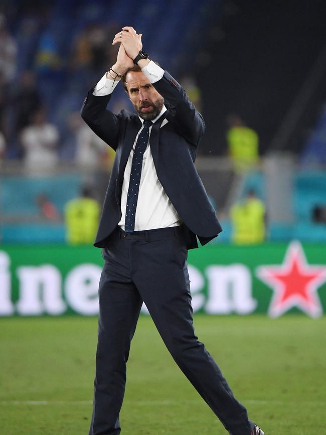 England coach Gareth Southgate. Picture: AFP