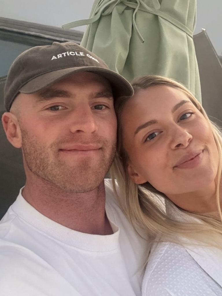 Tom Mitchell and Tayla Brown. Pic: Instagram