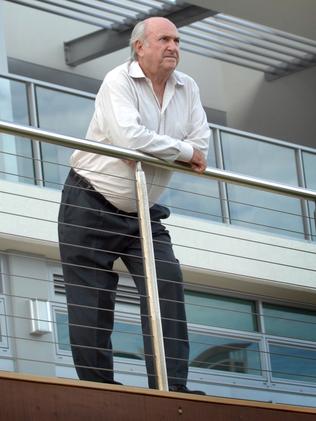 City Pacific CEO Phil Sullivan outside his company headquarters at Broadbeach on in 2008.