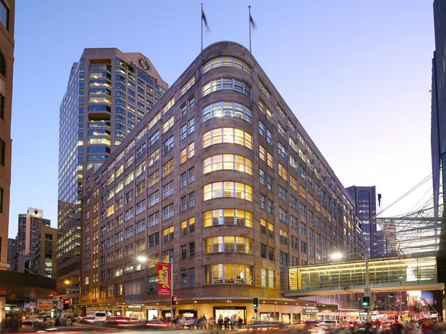 The David Jones store in the Sydney CBD today.