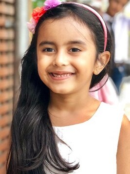 Ashvika started kindy this year, something mum Ashima said she “excited” about.