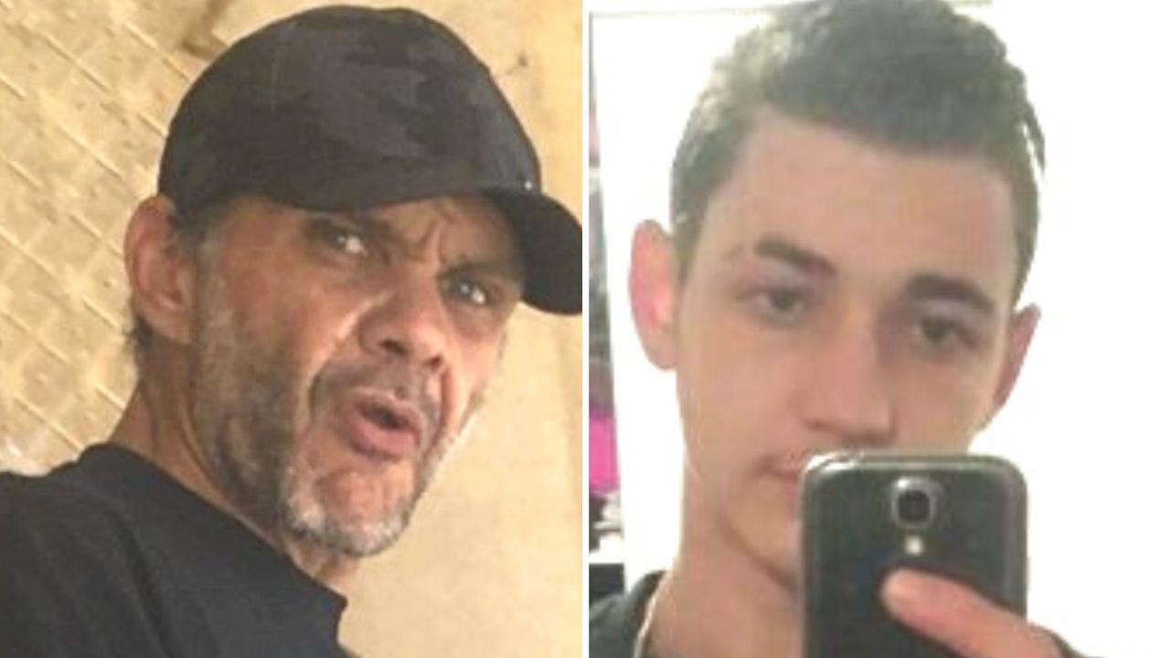 Matthew James Paton and Tyreece Patrick Paton front Ipswich court for alleged bakery shooting. Picture: Facebook &amp; Ross Irby